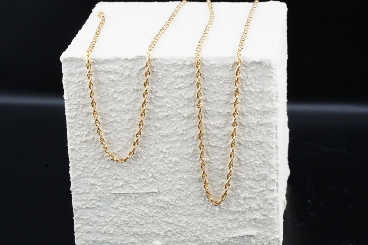 14k Gold 2.0mm Rope Permanent Link