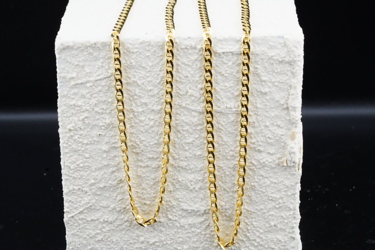 14k Gold 2.6mm Mariner Permanent Link
