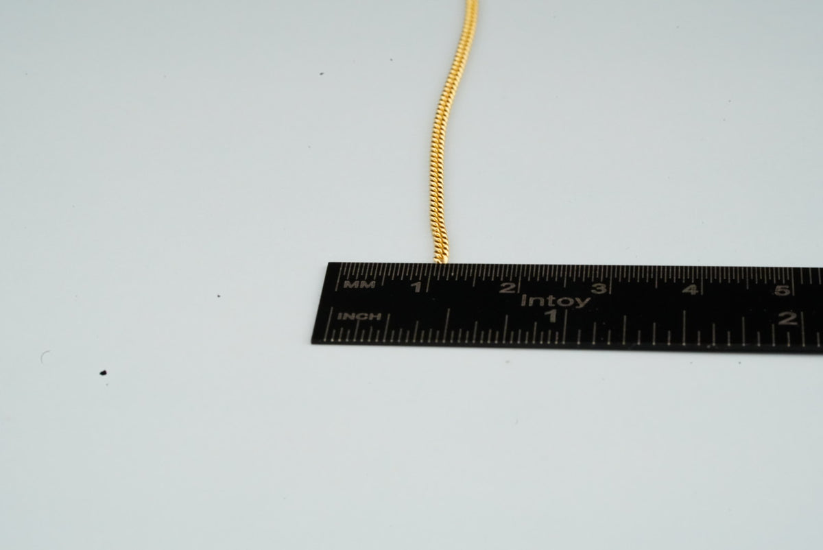 14k Curb Permanent Link 2.4mm