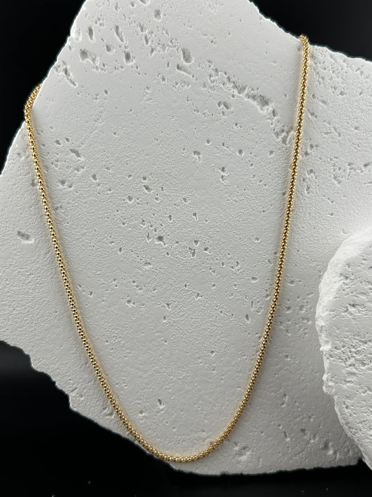 The Oro Granulato Necklace: An 18-Inch Masterpiece in 18k Gold