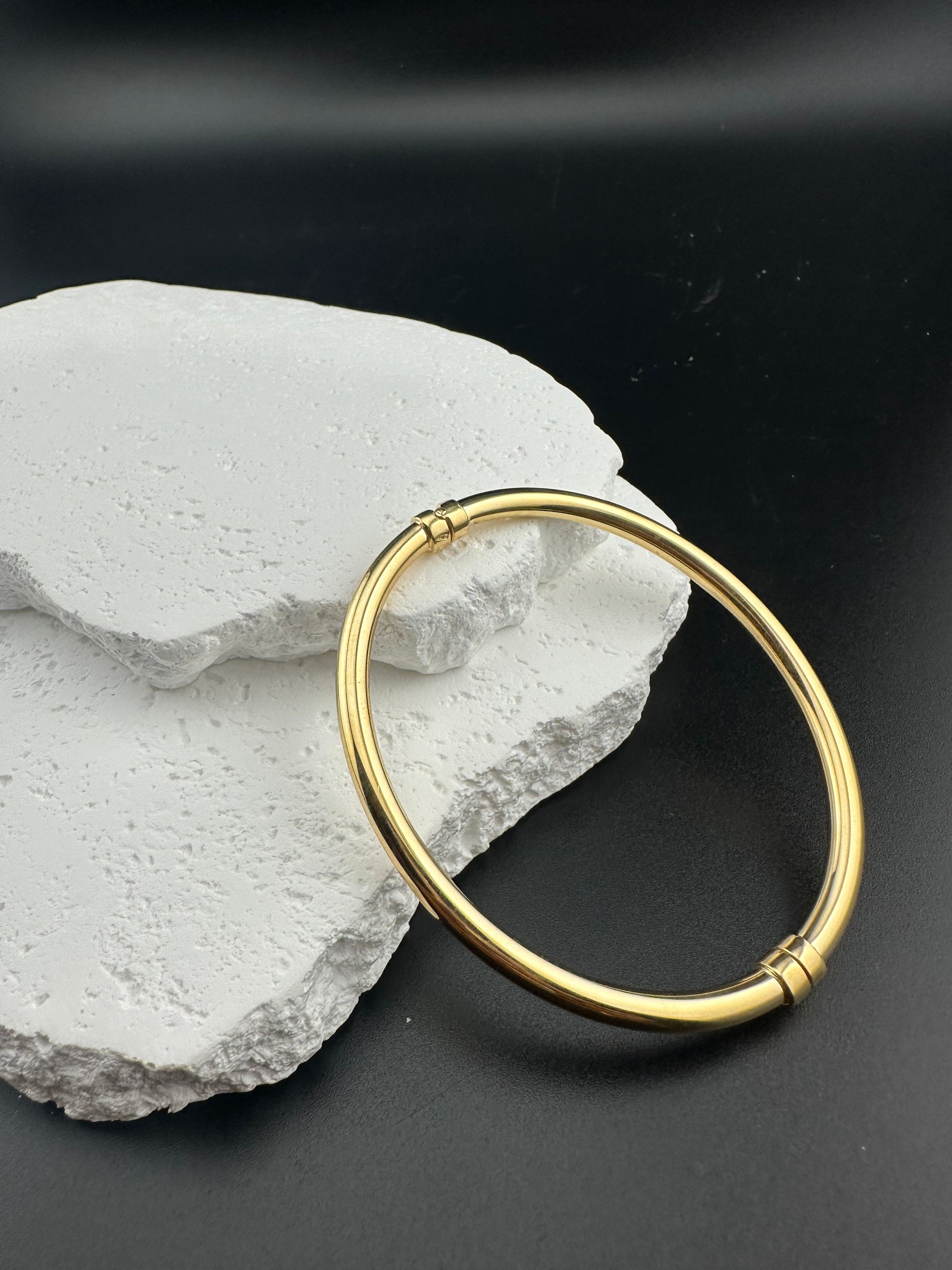 The Venetian Bangle: 18k Gold & Italian Silver Statement