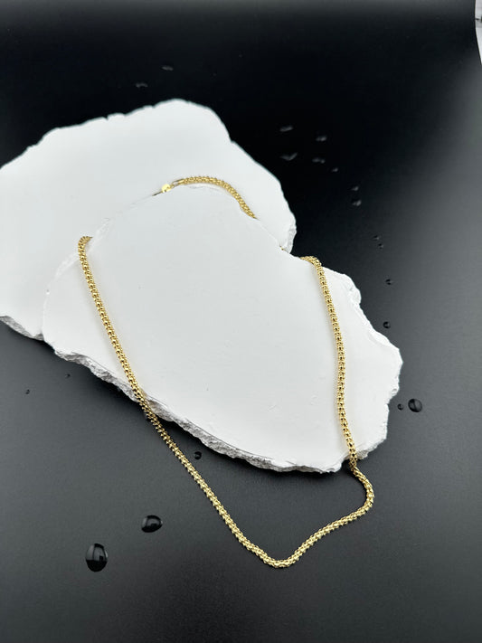 The Venetian Mesh: 18k Gold & Italian Silver 20" Necklace