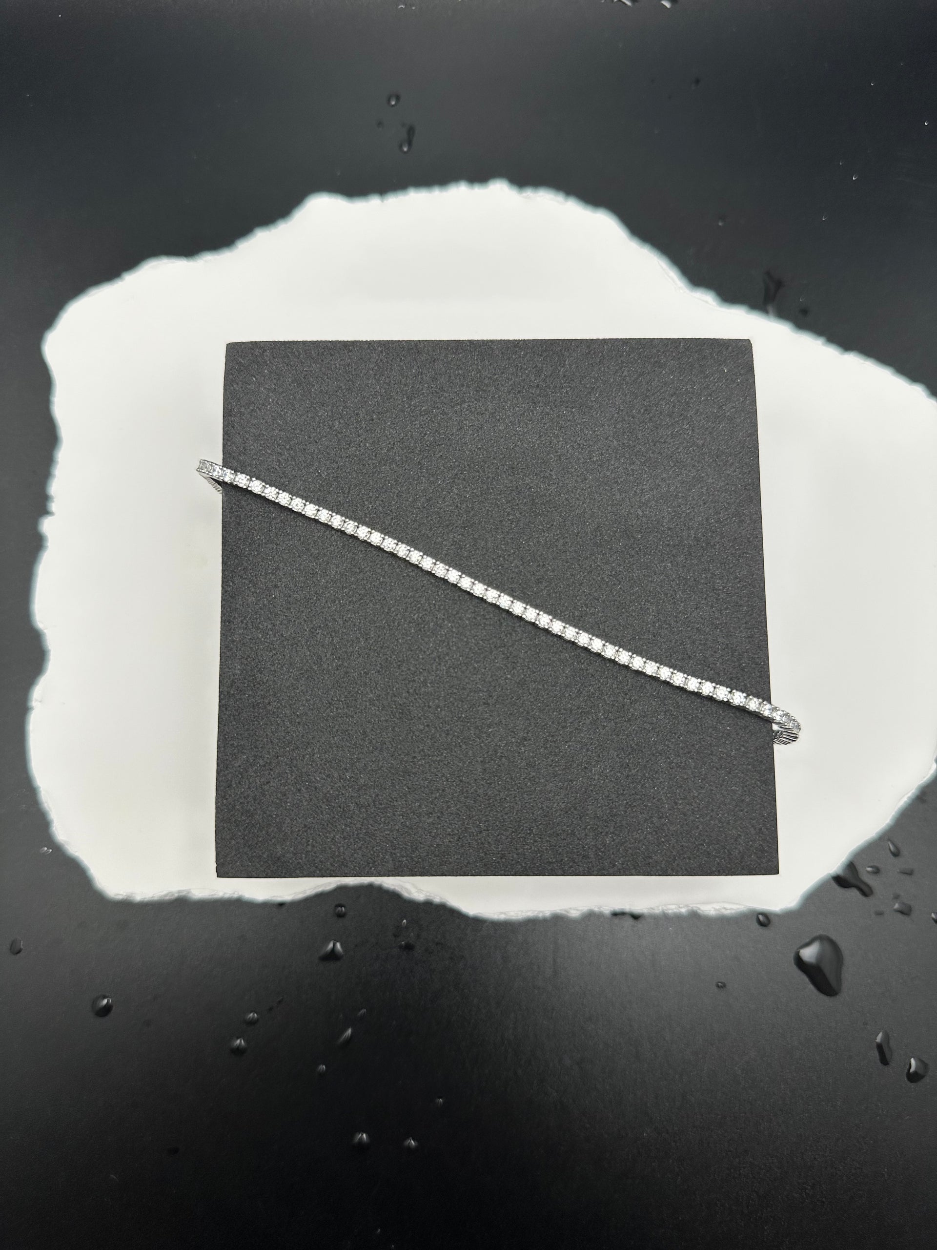 Venetian Radiance: Precision-Cut Swarovski Crystals in Polished Italian .925 Silver