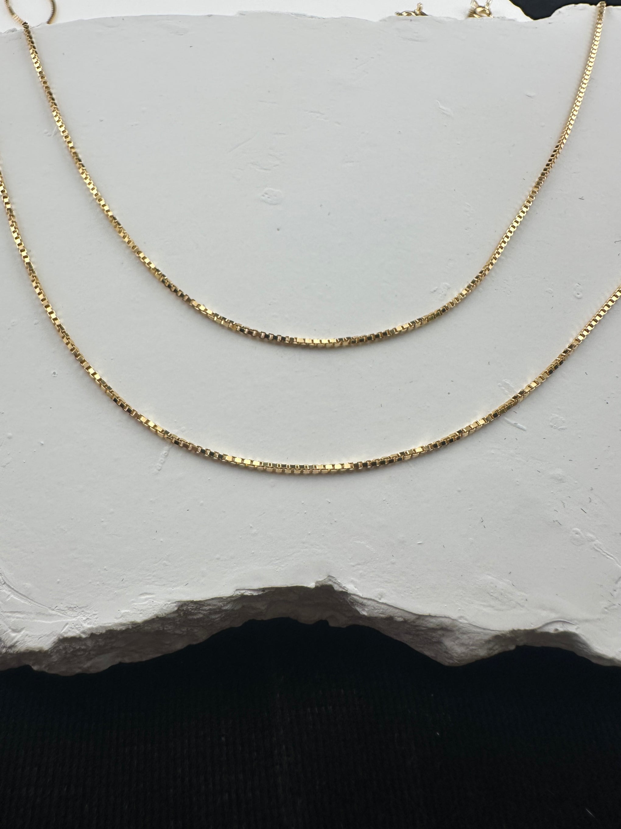 The Venetian Box: 18k Italian Gold Necklace