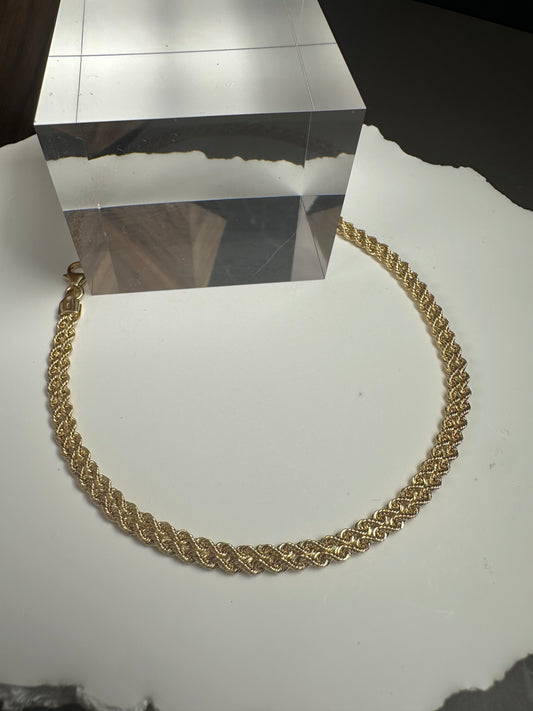 Il Polso d’Oro — 18k Italian Gold Double-Woven Rope Bracelet