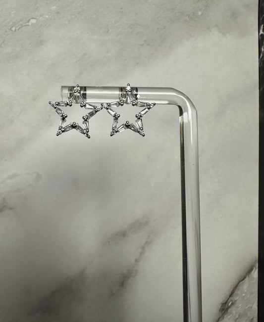 he Milano Constellation: Radiant Swarovski Baguettes in .925 Silver