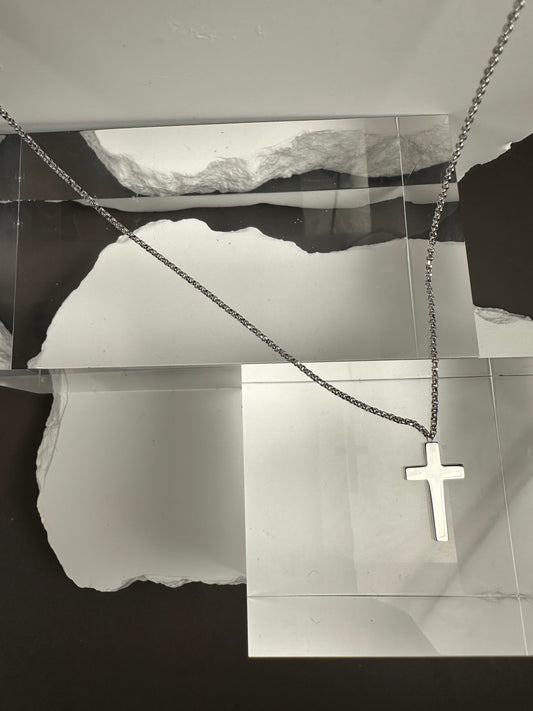 The Artisan Latin Cross: Hand-Finished Italian .925 Sterling Silver