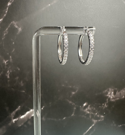 The Argento Splendore Hoops: Pure Radiance in .925 Silver