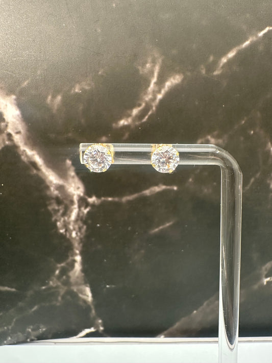 The Luce Pura Studs: A Radiant Masterpiece in 18k Italian Gold