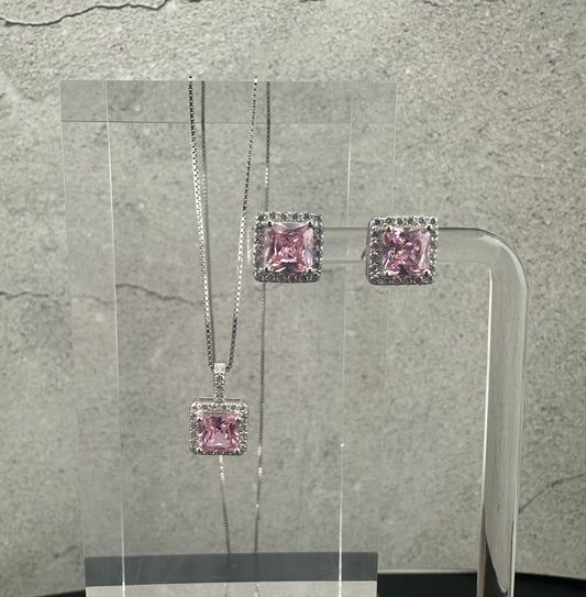 The Ghiaccio Rosa Parure: A Vision in Blush and .925 Silver
