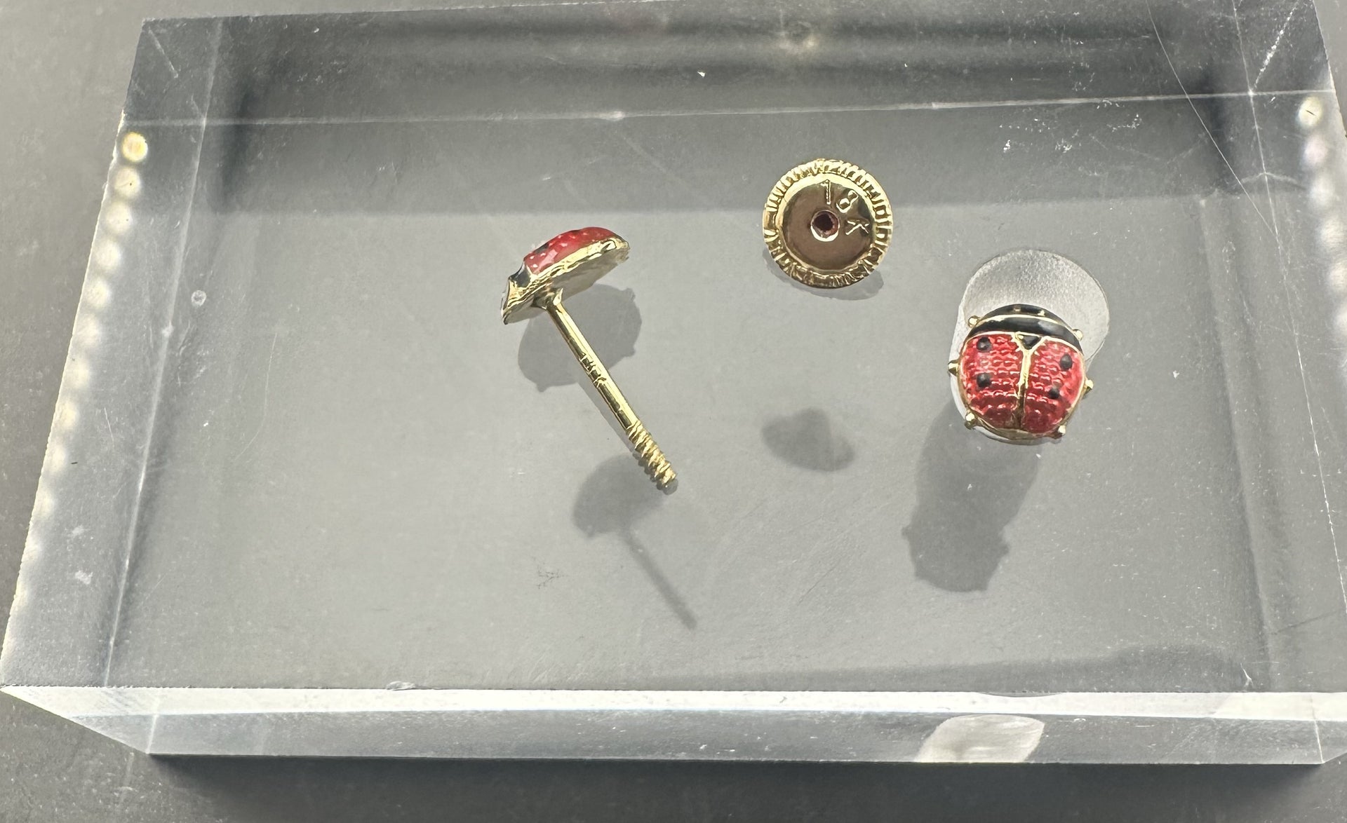 The Coccinella Studs: A Talisman of Fortune in 18k Italian Gold