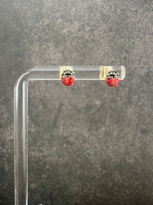 The Coccinella Studs: A Talisman of Fortune in 18k Italian Gold
