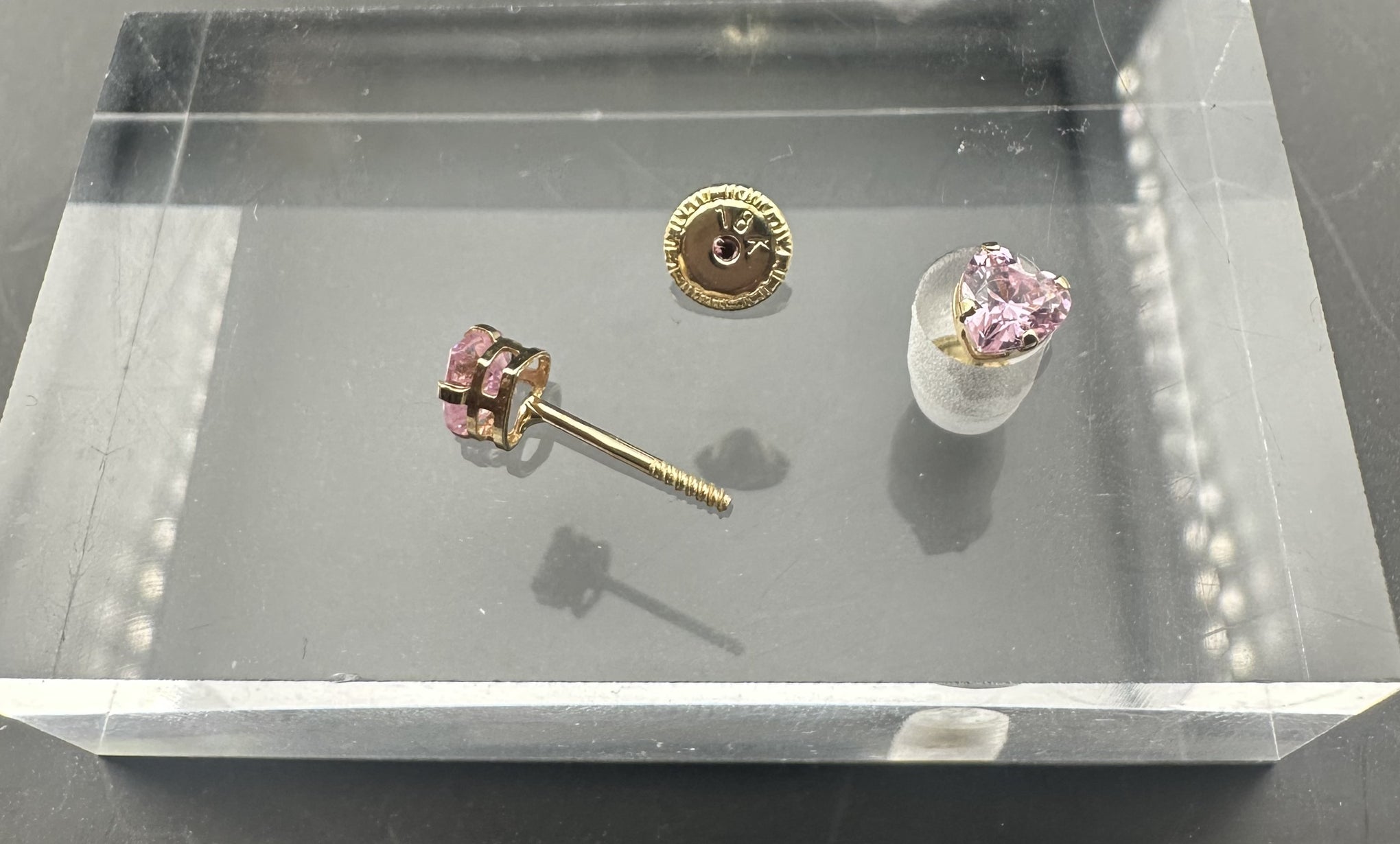 The Amore di Rosa Studs: A Radiant Vision in 18k Italian Gold