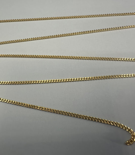 The Milano Curb: A Foundation in 14k Italian Gold