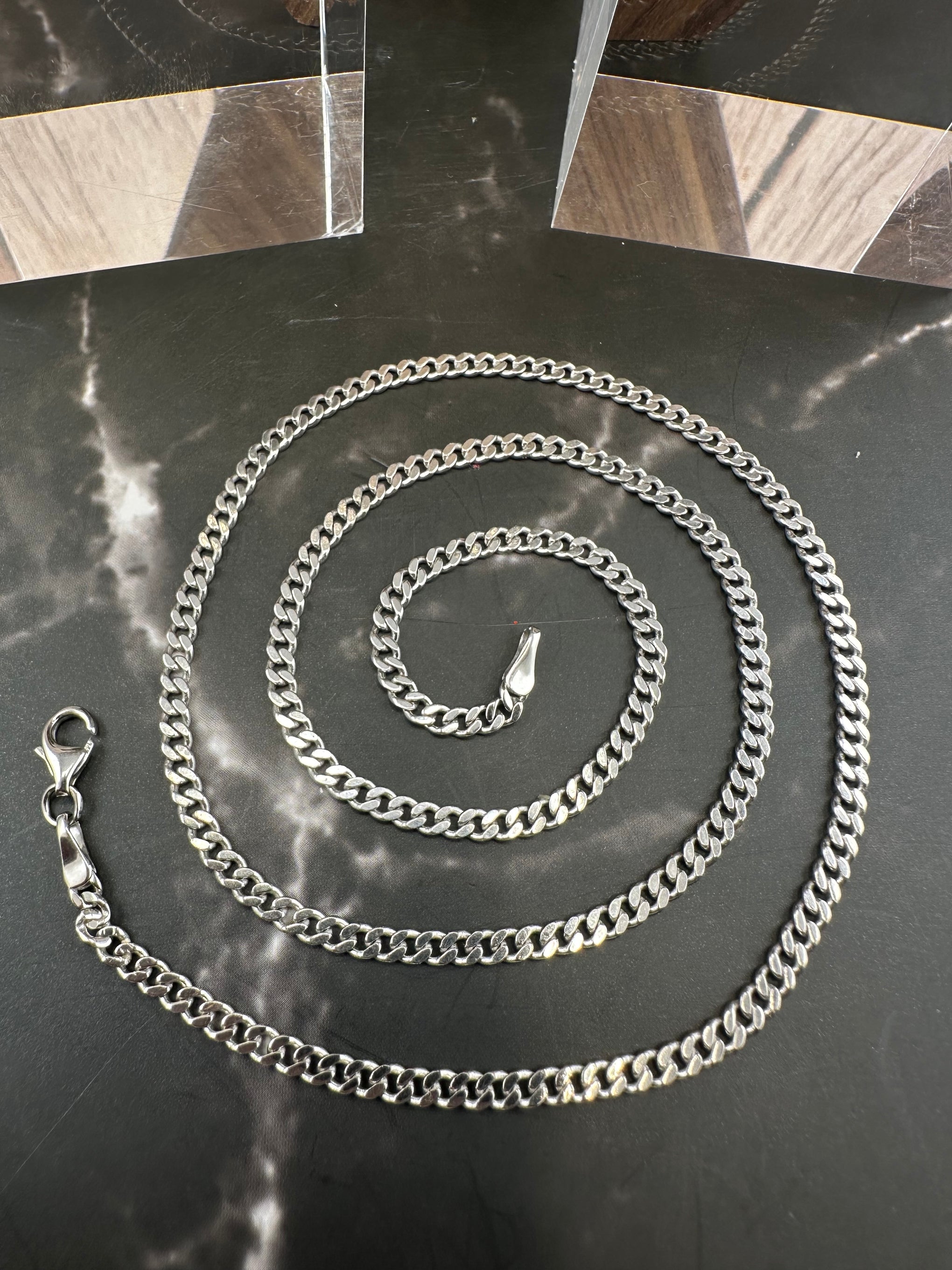 The Argento Curb: 24-Inch .925 Silver