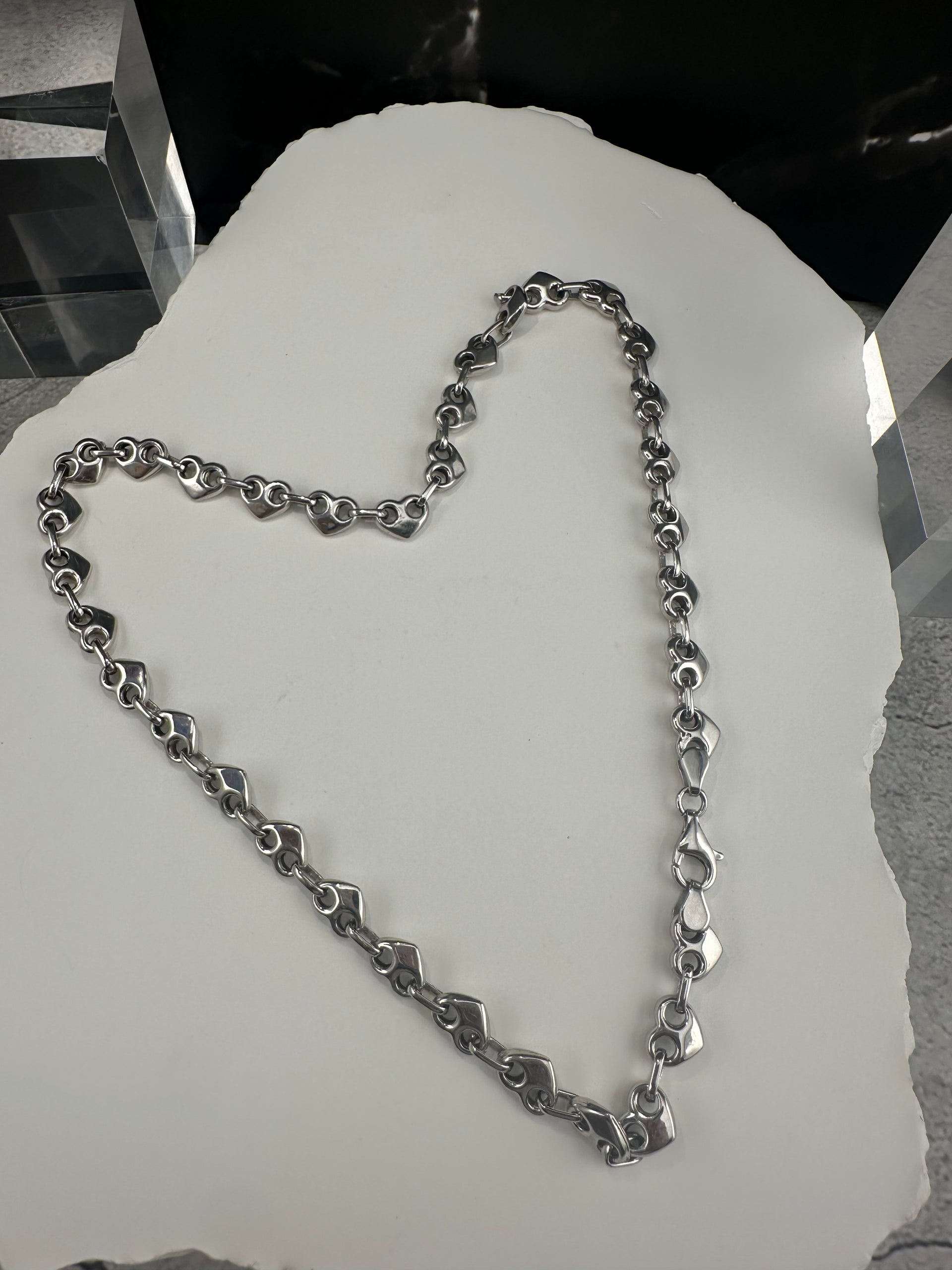 The Grande Amore Choker: 16in .925 Silver