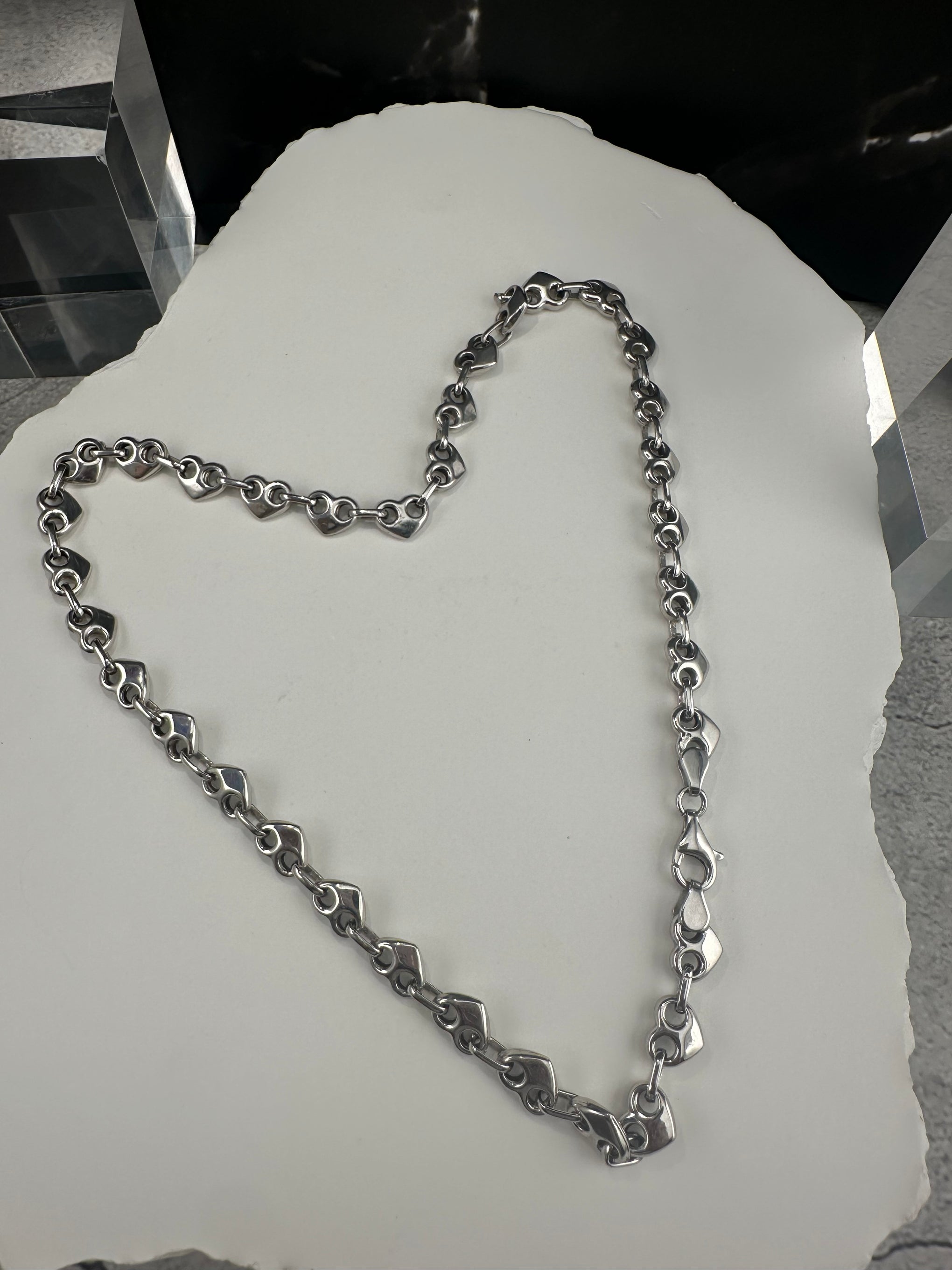 The Grande Amore Choker: 16in .925 Silver